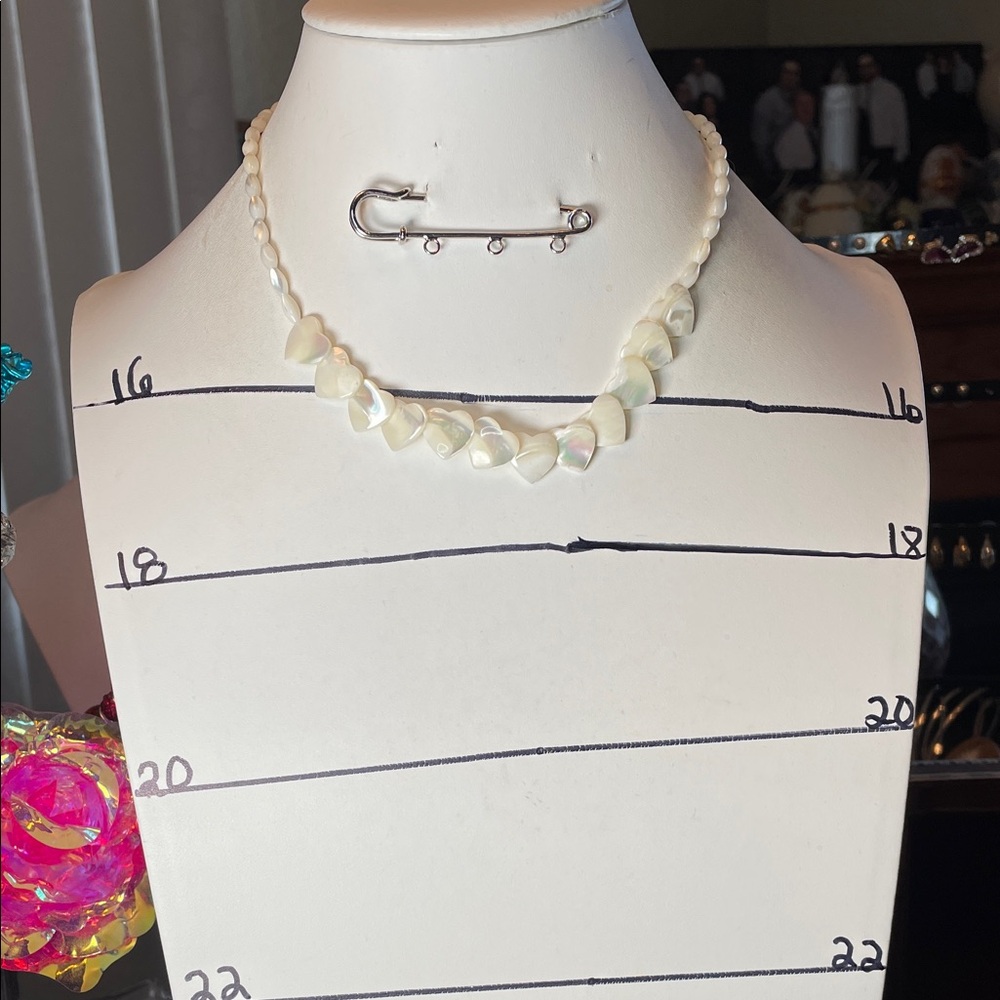 Elegant White Pearl Necklace